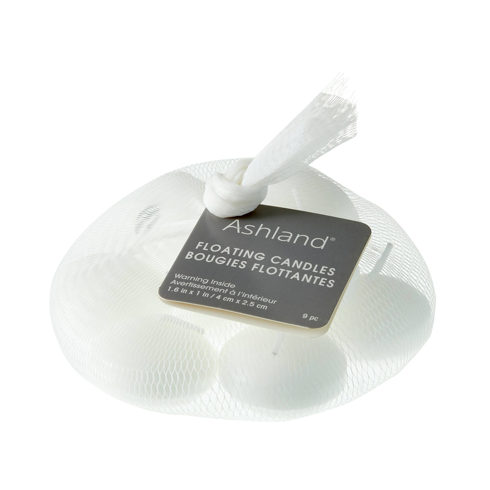 White Linen Floating Candles, 9ct. by Ashland®